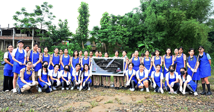 LFI NCC cadets undertake cleanliness drive
