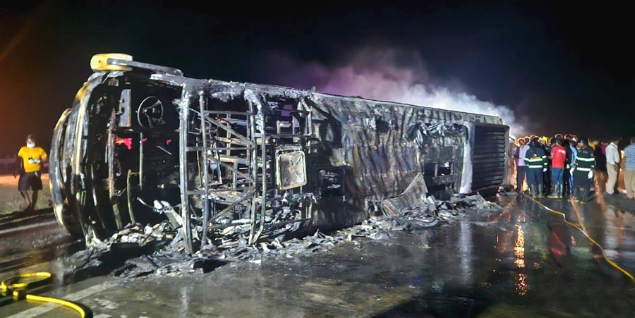 Maharashtra bus tragedy