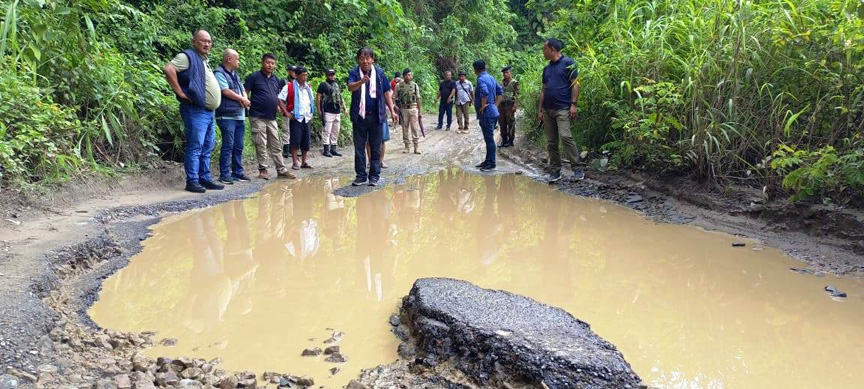 National Highway-702D in deplorable condition, laments Nagaland legislator Temjenmenba (2)