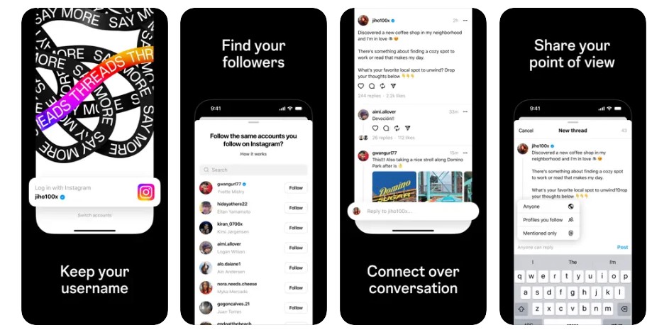 Threads design and user interface