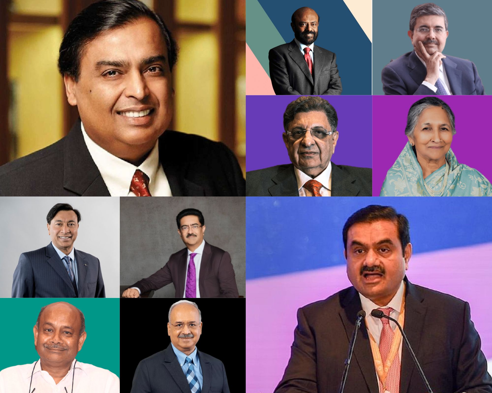 Top 10 richest people in India