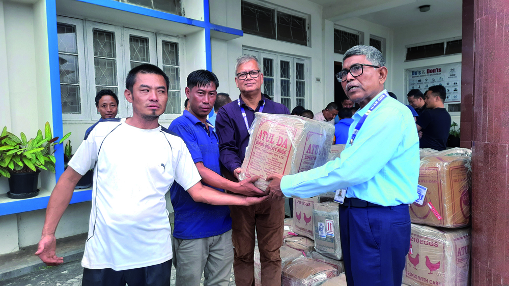 Amur carp seeds distributed to farmers in Kohima as trial project