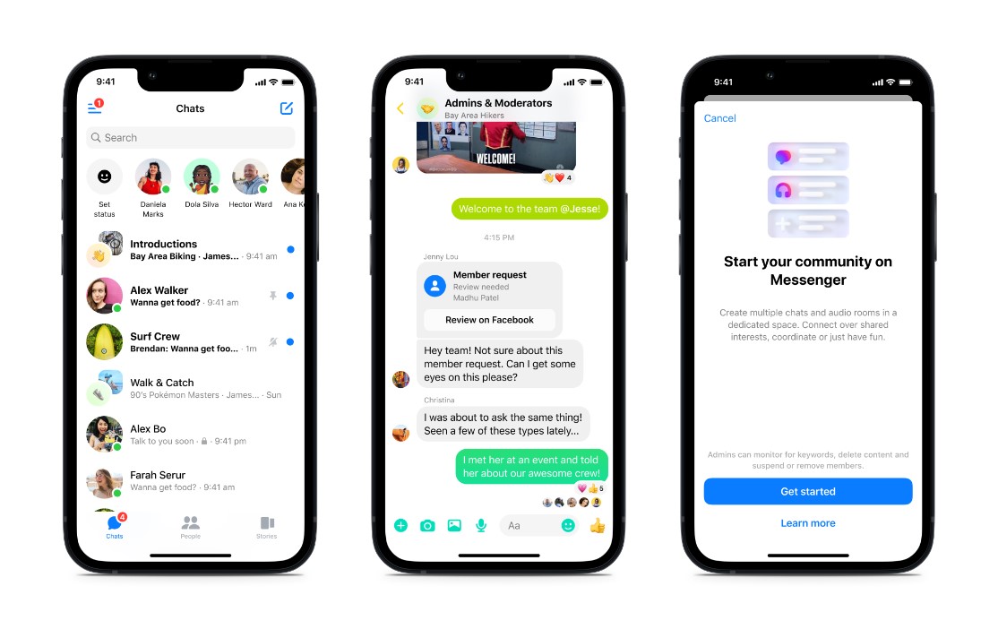 Messenger app features