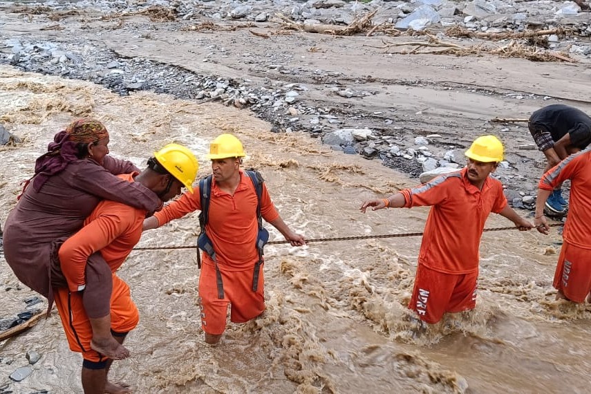 NDRF rescues 51 in Himachal