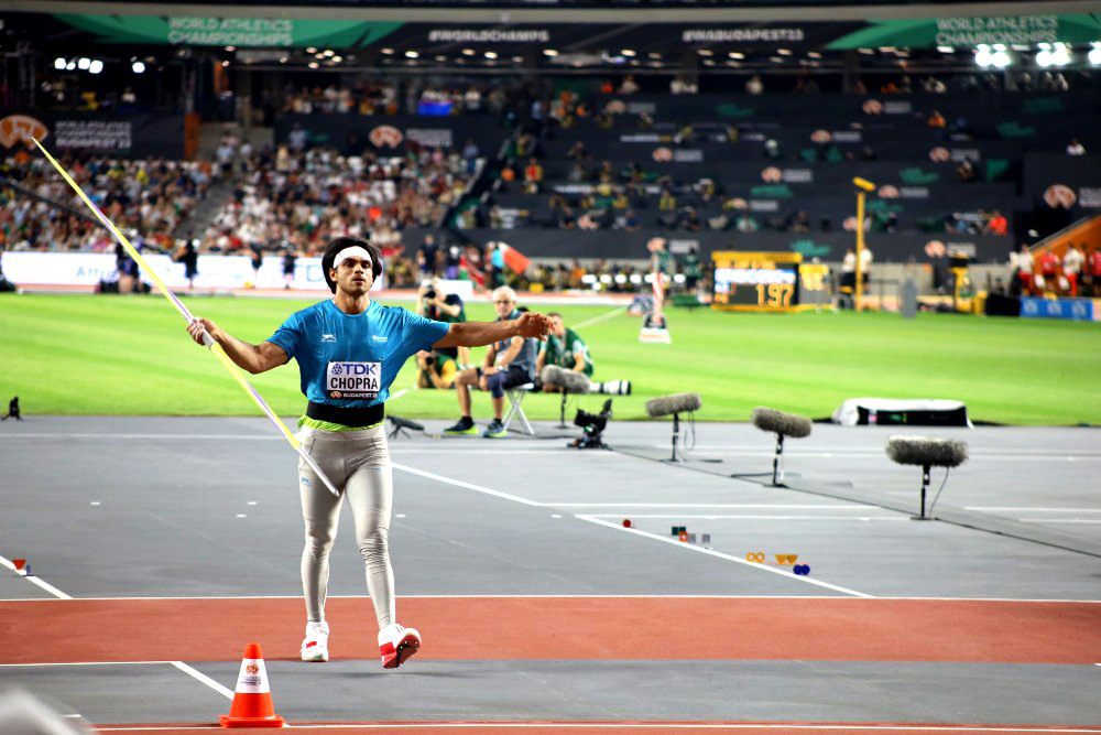 Neeraj Chopra makes history with 1st gold for India in World Championship