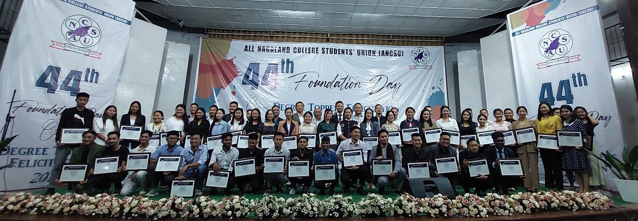 Nagaland legislator Achumbemo Kikon encourages students to create a memorable life