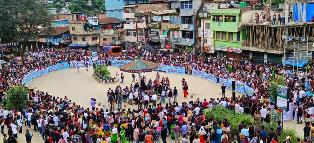 Thousands of Nagas rally in Manipur demanding resolution of Indo-Naga political issue