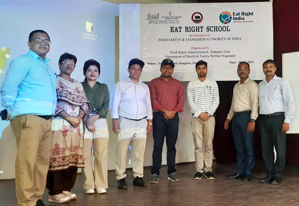 ‘Eat right school’ conducted at Sainik School Punglwa