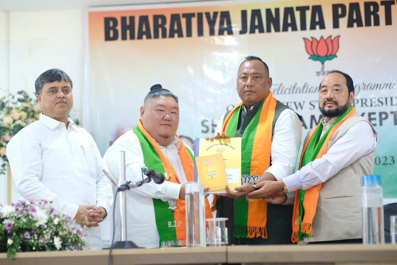 BJP Nagaland new president takes charge