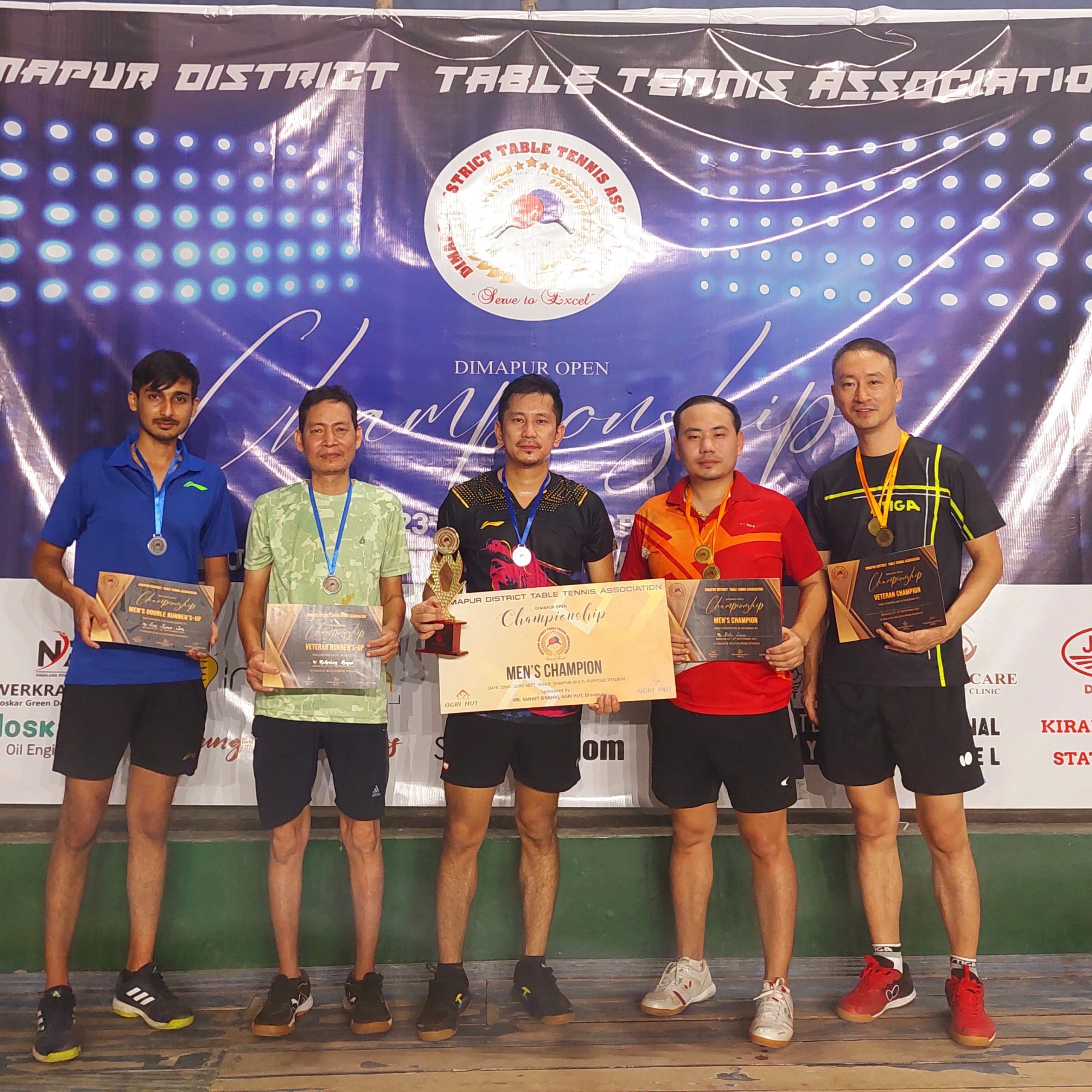 Dimapur Open Table Tennis c’ship: Hito, Elita win singles titles