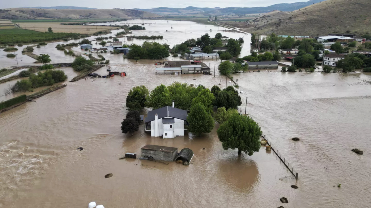 Health alert issued for flood-hit Greece, 45 villages affected