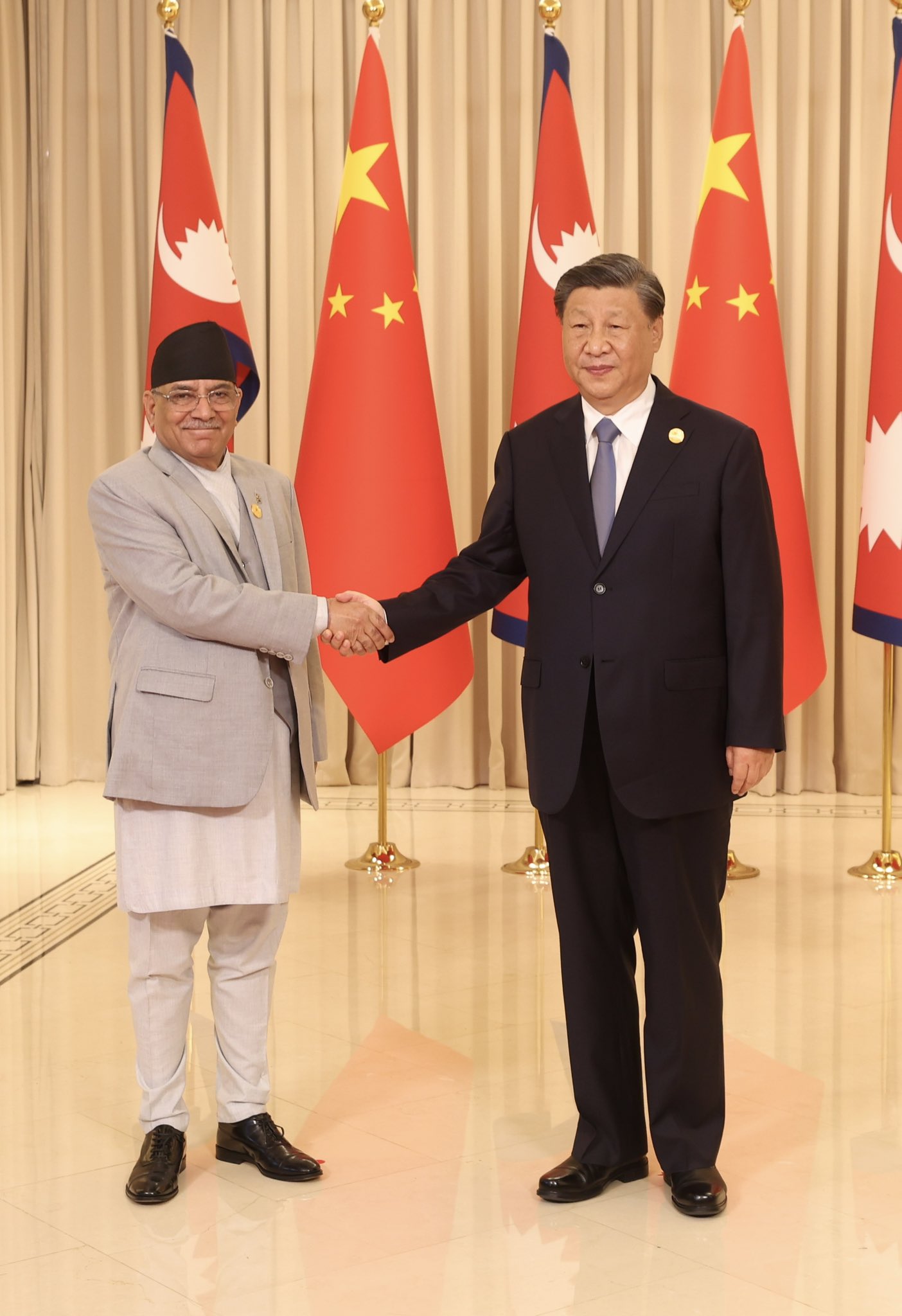 Nepal and China sign 12 agreements, including a MoU