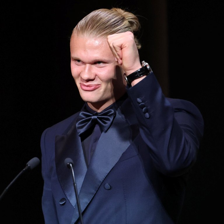 Erling Haaland wins Gerd Muller Trophy at 2023 Ballon d'Or