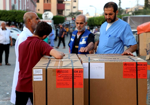 More humanitarian aid for Gaza arrive in Egypt