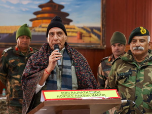 Rajnath visits forward posts in Arunachal, reviews defence preparedness along LAC