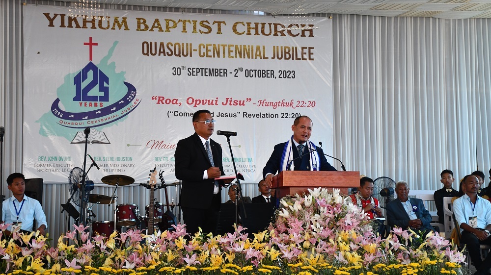 Yikhum Baptist Church celebrates 125 years of Christianity