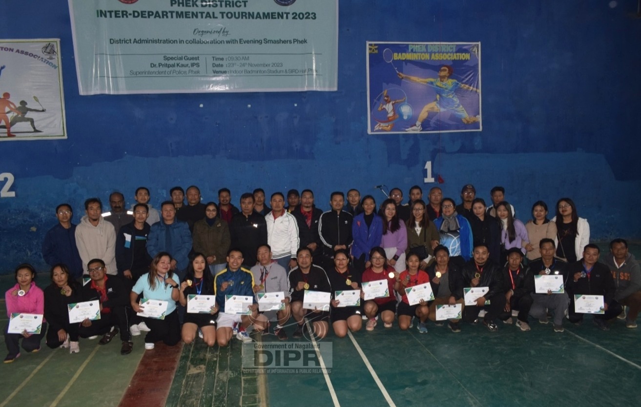 Inter-Departmental Tournament in Phek concludes