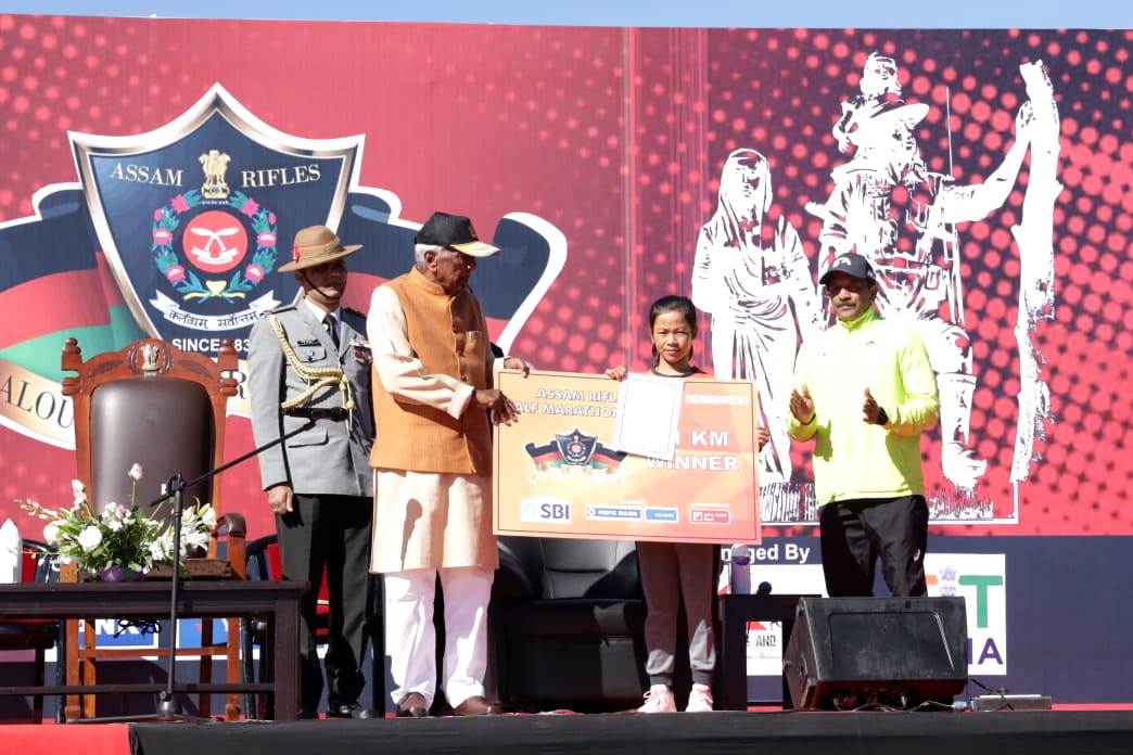 Assam Rifles organises half marathon in Shillong