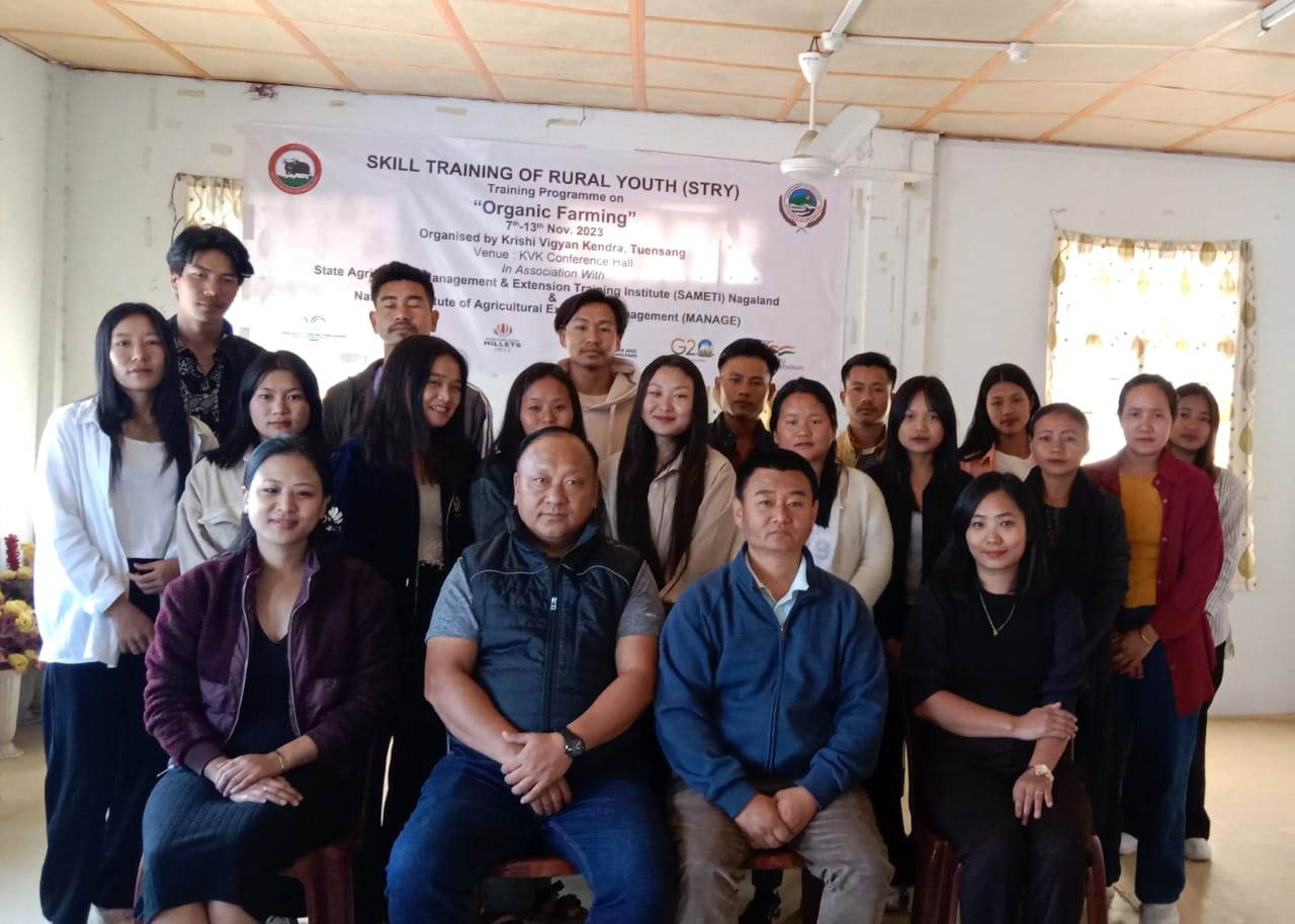 Skill training on organic farming underway in Tuensang