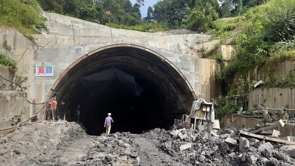 Challenges of building only roadway tunnel in Kohima