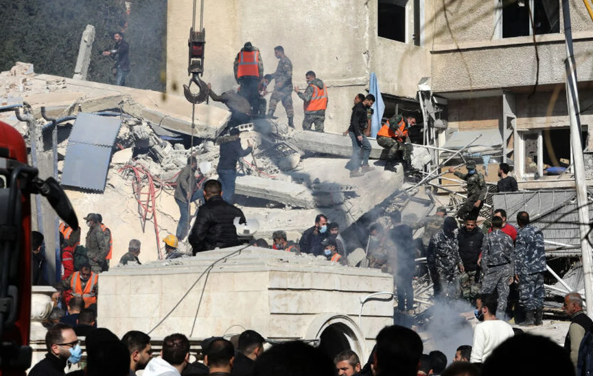Iran blames Israel for strikes 2024