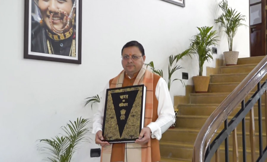 CM Pushkar Singh Dhami in Dehradun