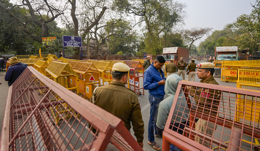 Farmers protest