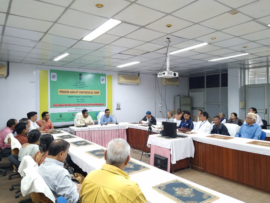 DoT conducts pension adalat, medical camp in Dimapur 