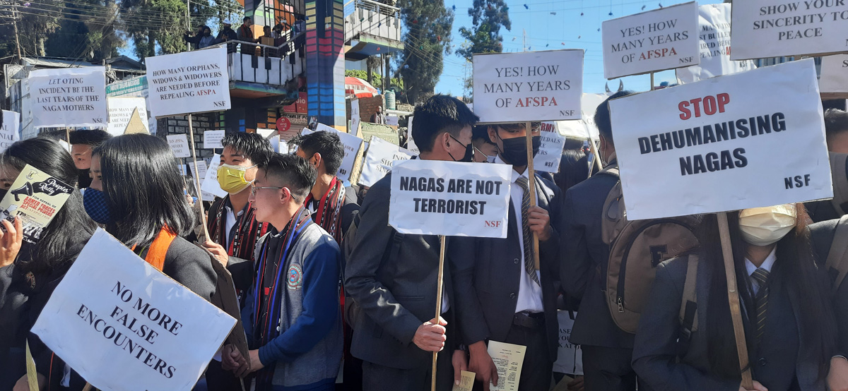 Chakhesang students declare non-cooperation with armed forces over AFSPA extension in Nagaland