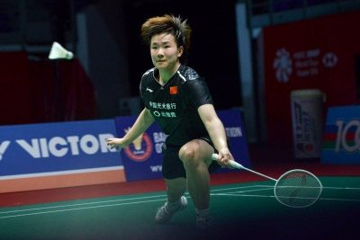 China secures women's singles title at Badminton Asia Championships