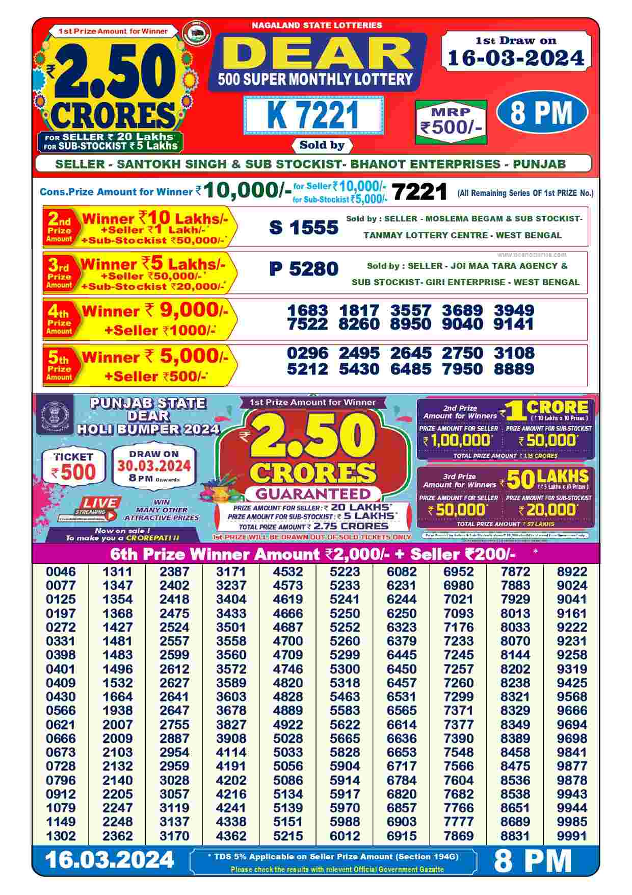 Dear 500 Super Monthly