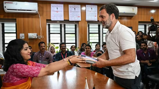 ‘This election is a fight for soul of India,’ says Rahul after filing nomination from Wayanad