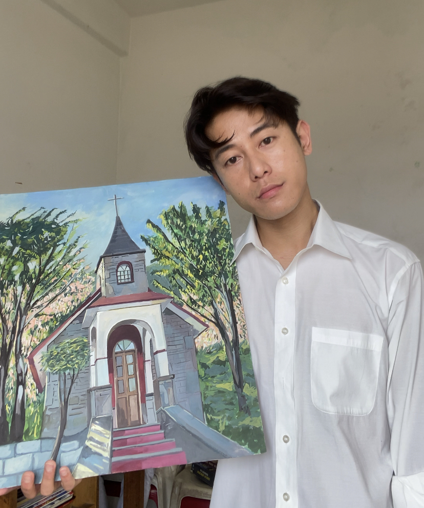 World Art Day: Two Naga artists paint life into canvas
