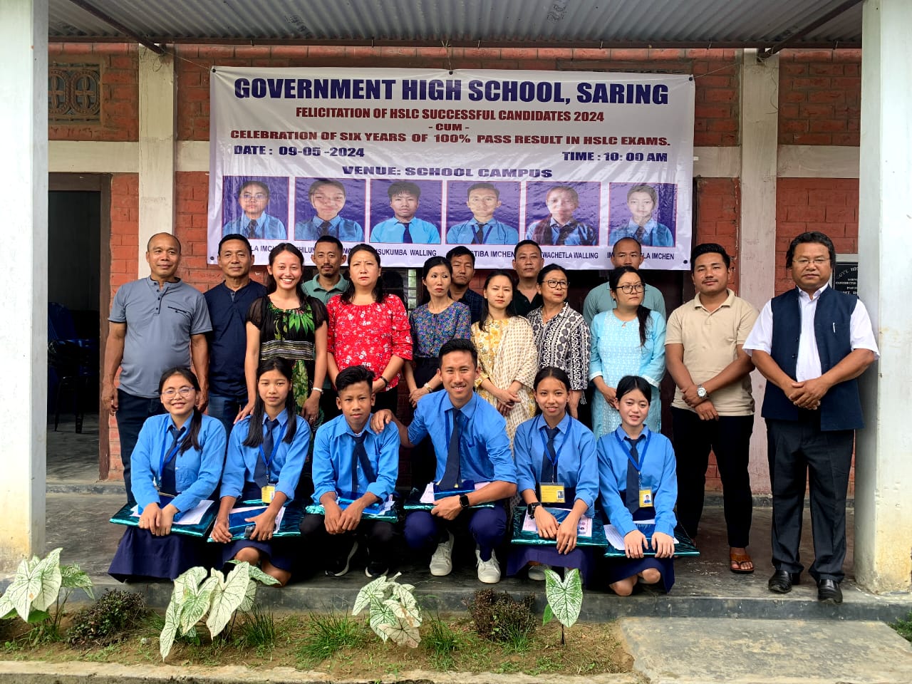 GHS Saring felicitates successful HSLC students 