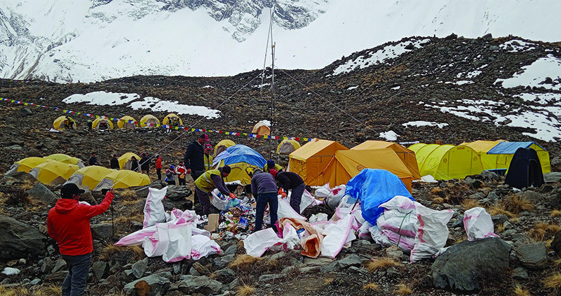Nepalese Army retrieves four bodies, tonnes of rubbish from Mount Everest