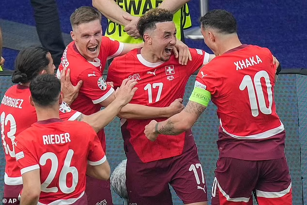 Euro 2024: Switzerland stun Italy to advance into quarterfinals