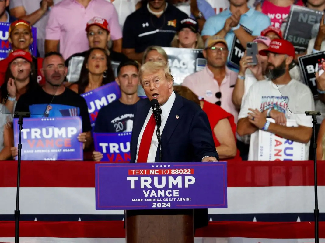Trump calls Harris 'Left Lunatic' at campaign rally