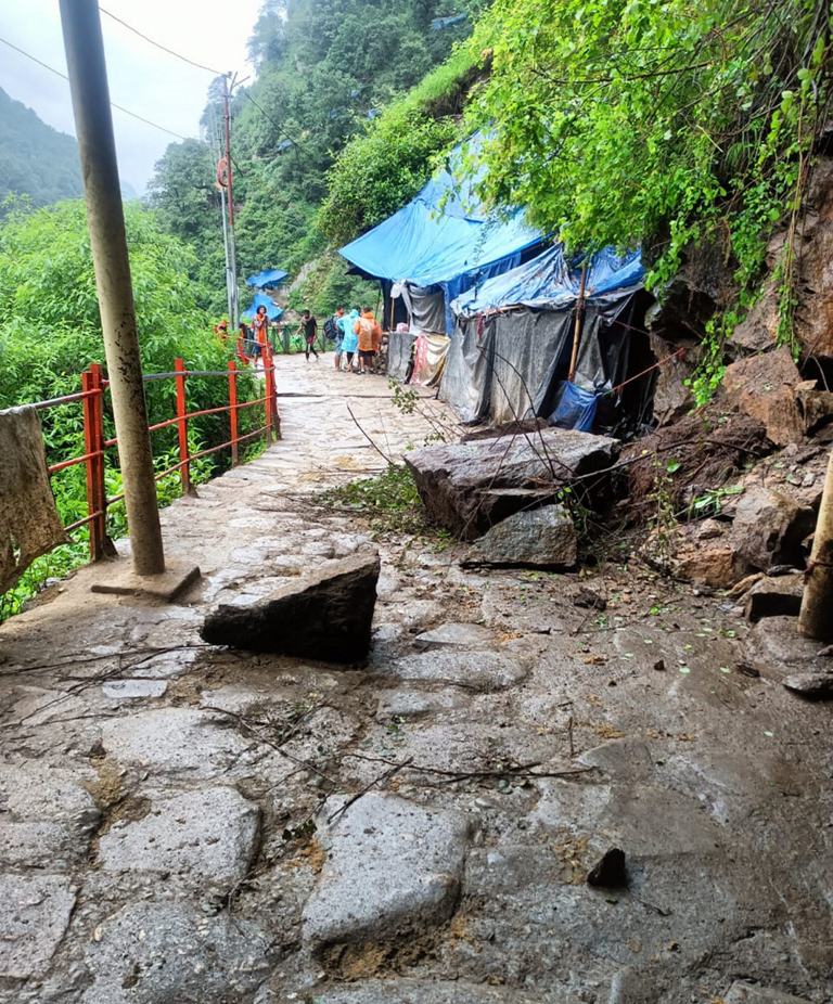 Uttarakhand: 3 killed, 8 injured in landslide on Kedarnath trekking route