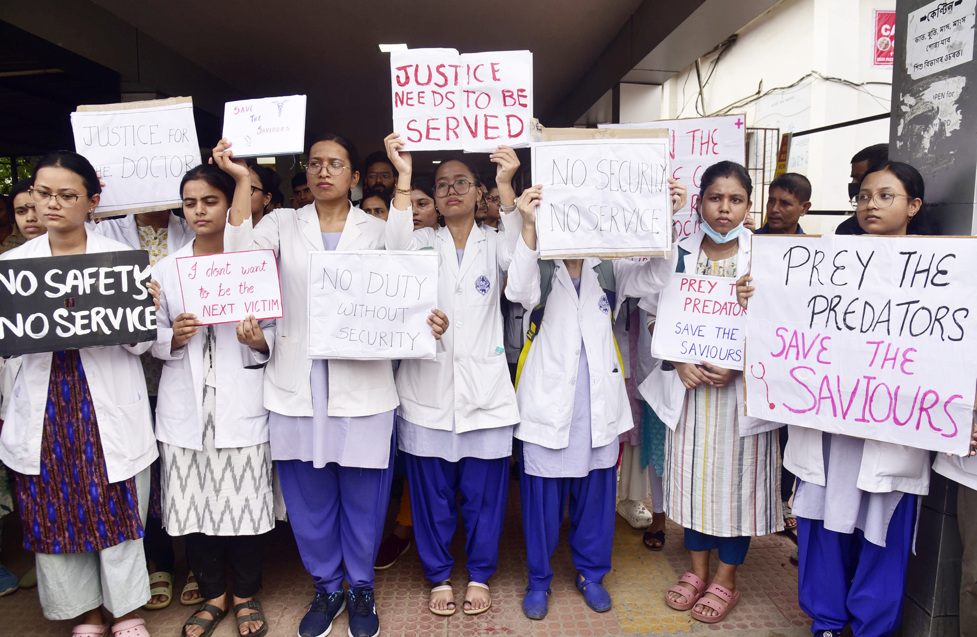 Doctors protest in Gurugram