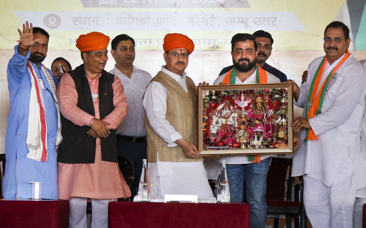 Pakistan's defence minister has 'certified' NC, Congress for carrying its agenda in J-K: Nadda