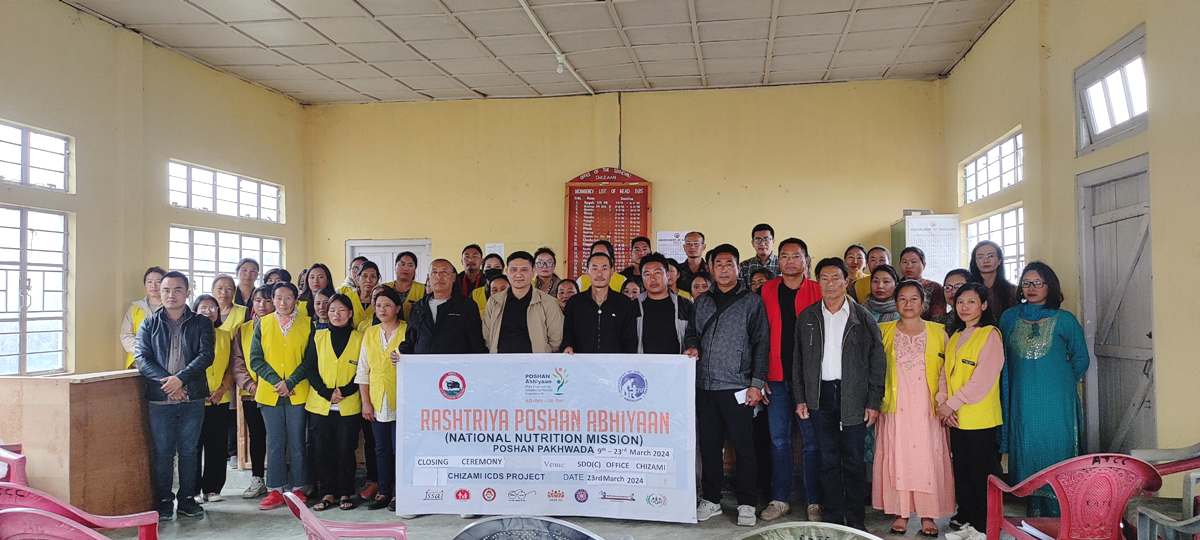 Closing ceremony of Poshan Maah held in Chizami
