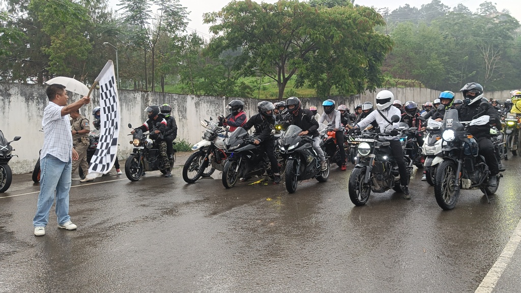 Bike rally in kohima promotes safety gear awareness