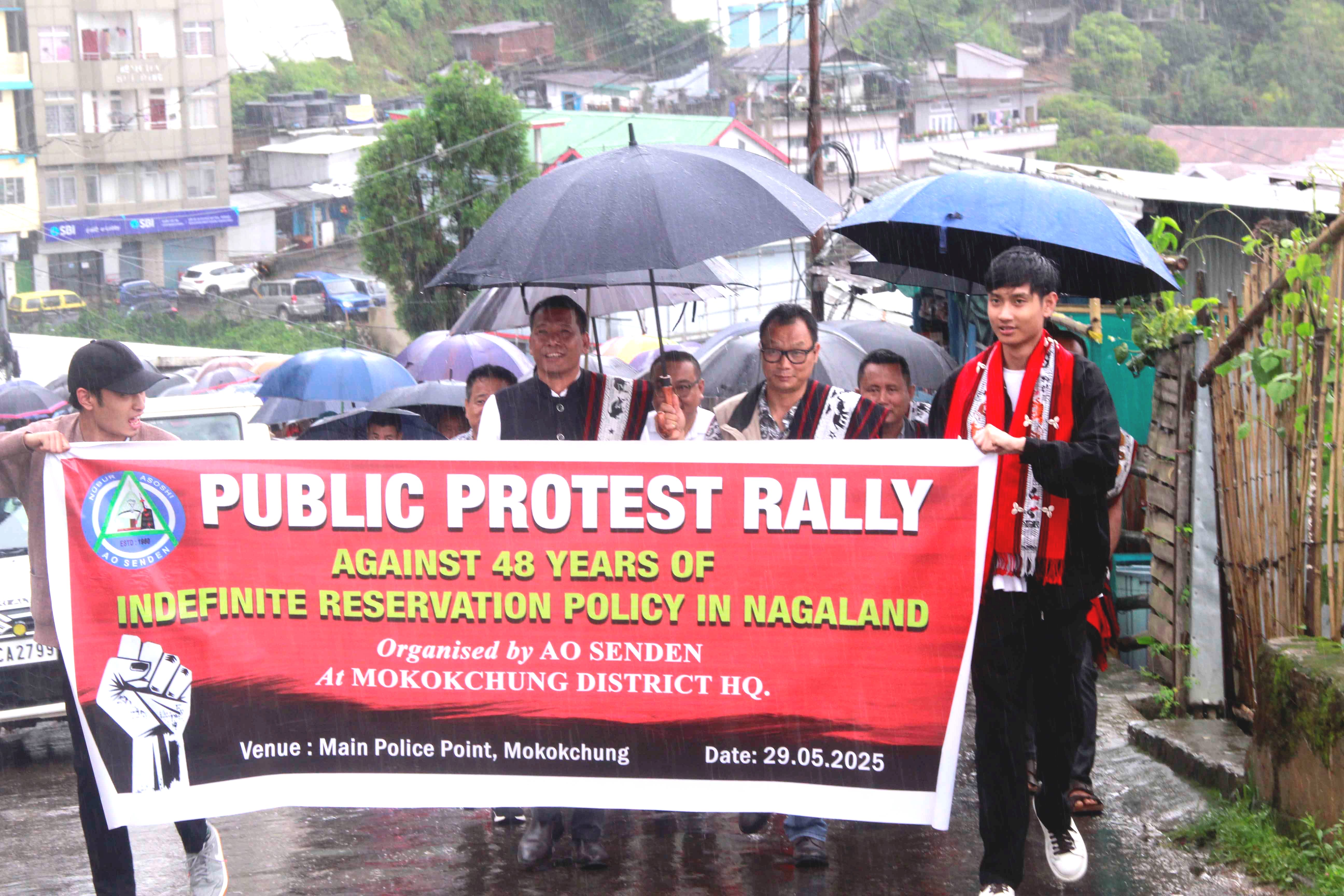 Reservation Row: 5 tribes launch multi-district protests in nagaland