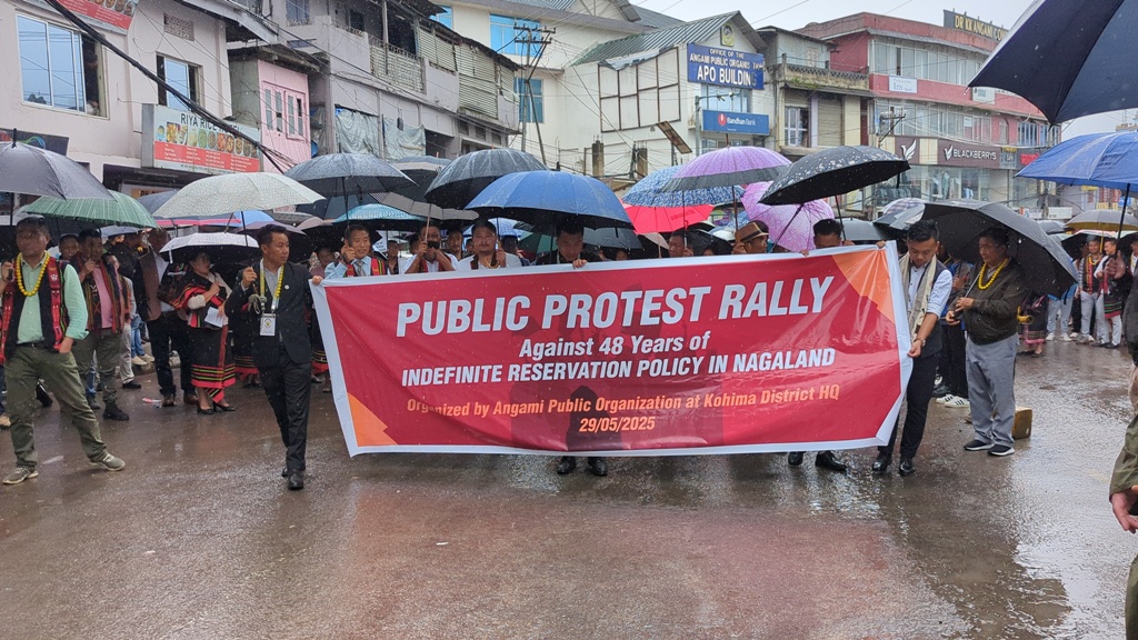 Reservation Row: 5 tribes launch multi-district protests in nagaland