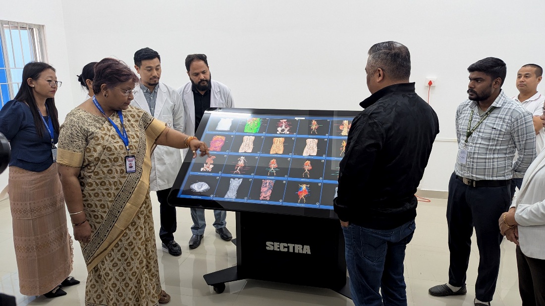 Nagaland Institute of Medical Sciences and Research unveils 3D dissection table and skill lab