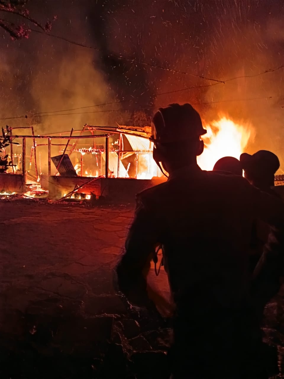House razed in late-night fire in Ungma