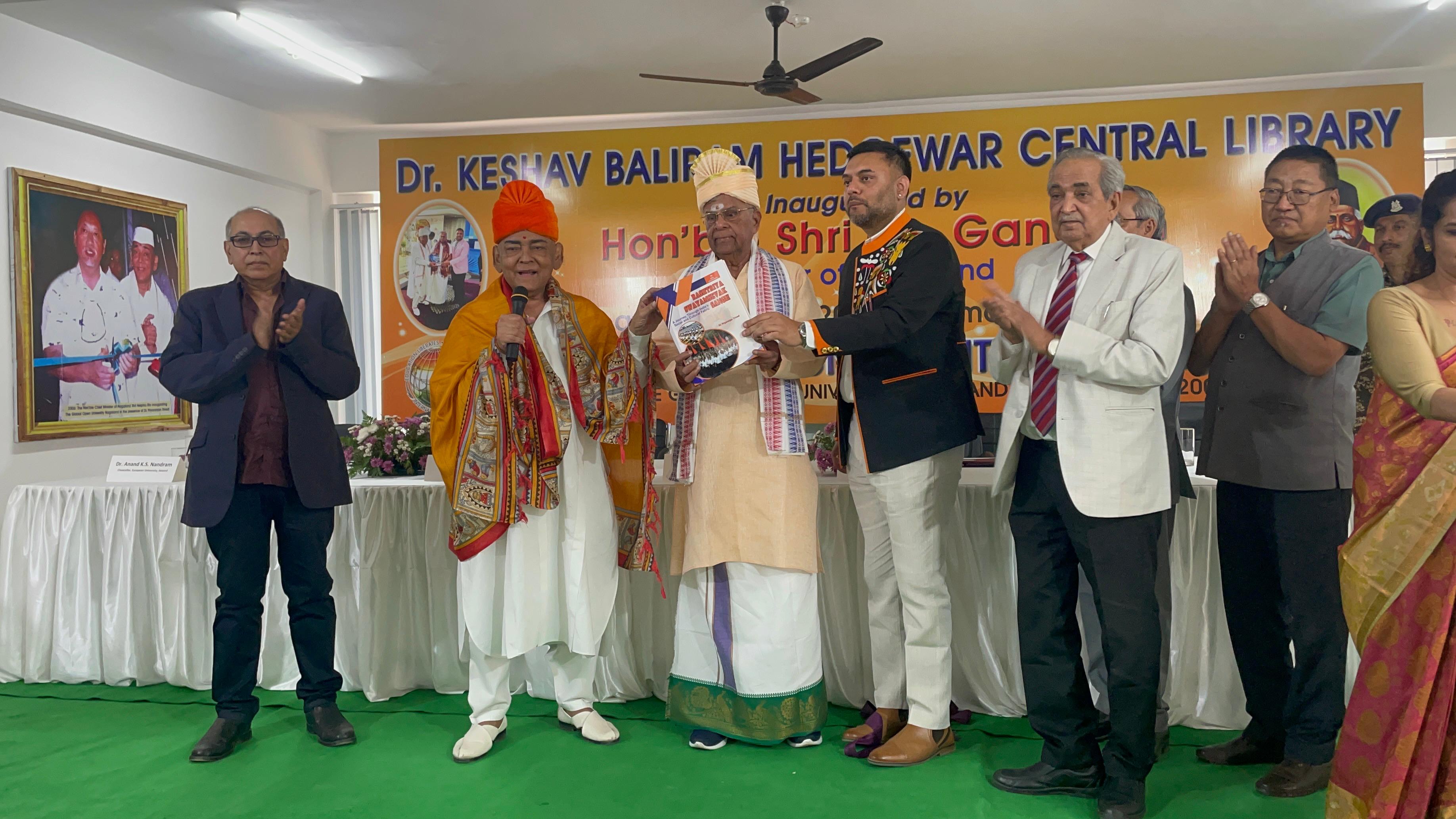 Governor ganesan inaugurates library at International University