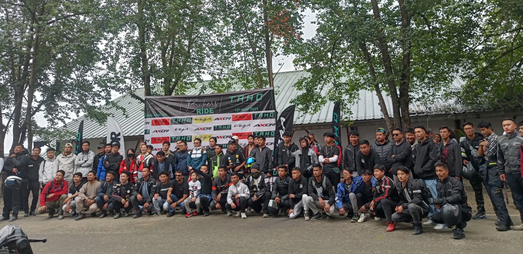 Bike rally in kohima promotes safety gear awareness