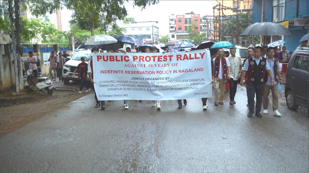 Reservation Row: 5 tribes launch multi-district protests in nagaland