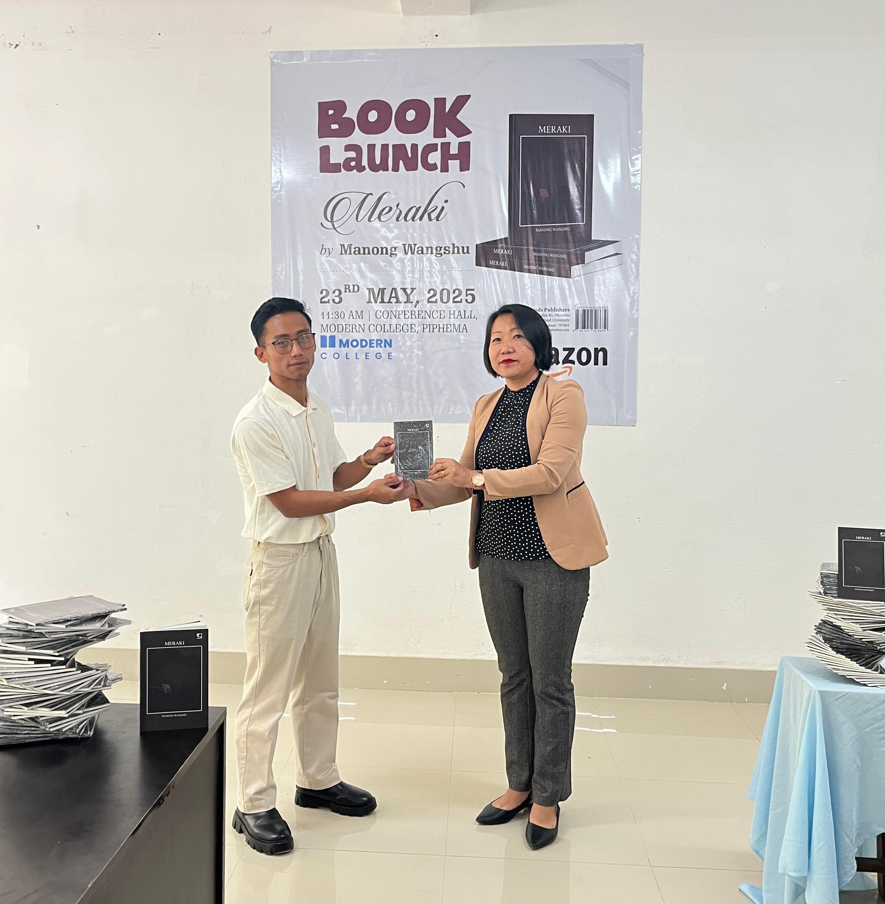 A book 'Meraki' released at modrn college